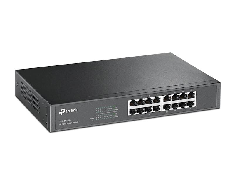 SWITCH TP-LINK SG1016D (16xLAN 1Gb/s) RACK