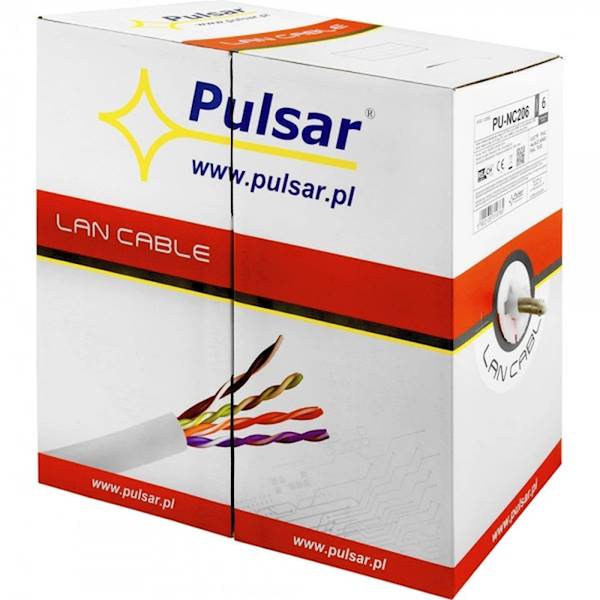KABEL SKRĘTKA UTP Cat6e PULSAR PU-NC206 (10 m)