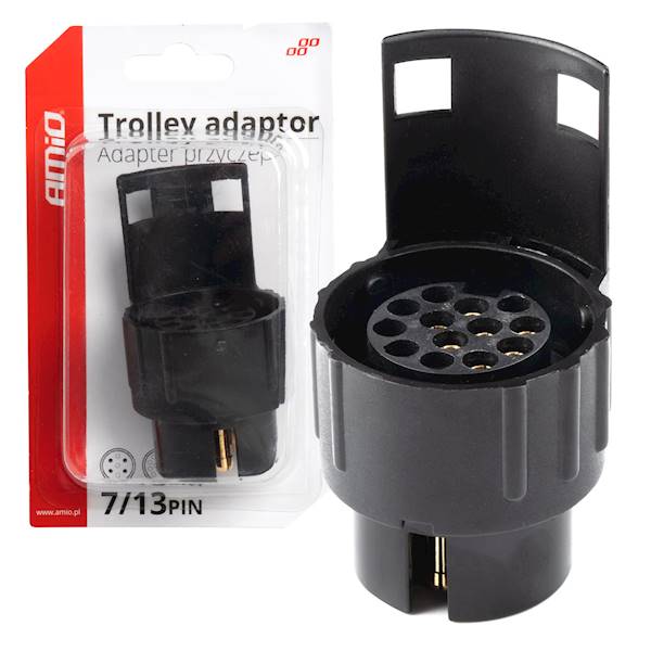 GNIAZDO PRZYCZEPY ADAPTER 7PIN/13PIN 03211