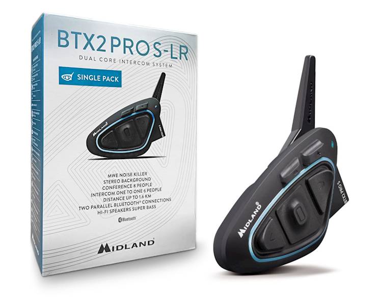 INTERKOM MOTOCYKLISTY MIDLAND BTX2 S LR-SINGLE FM