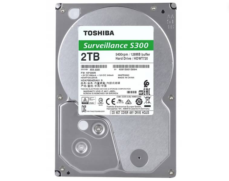 Dysk HDD TOSHIBA S300 2TB/SATA