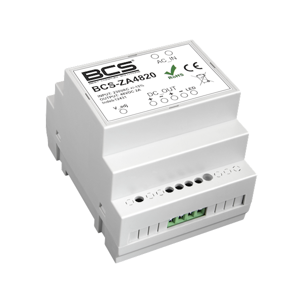 ZASILACZ DIN 48V/2A BCS-ZA4820