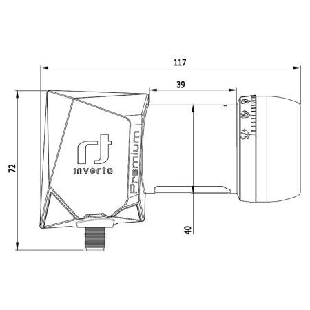 KONWERTER SINGLE INVERTO IDLP-SNL413-PREMU-OPN
