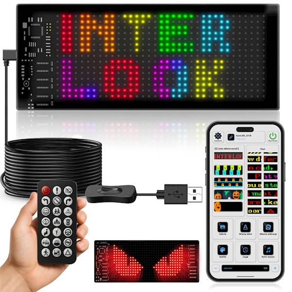 WYŚWIETLACZ LED RGB DEVIL EYES