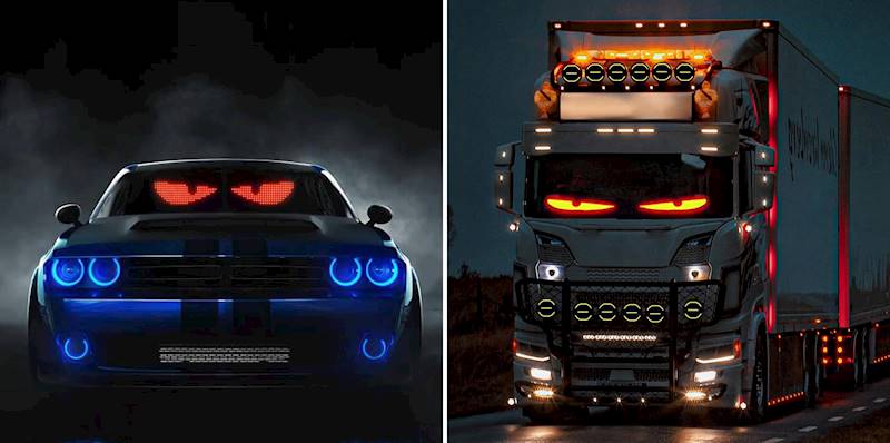 WYŚWIETLACZ LED RGB DEVIL EYES
