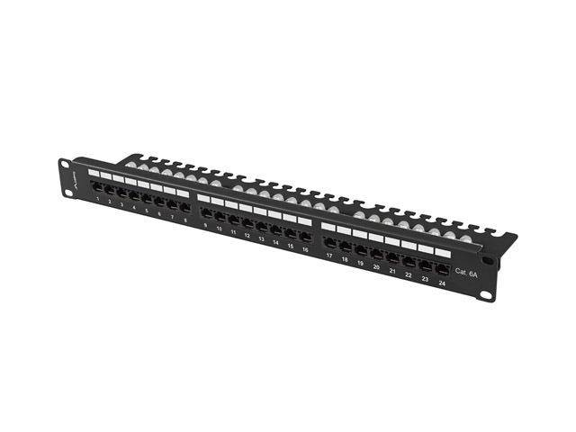 SZAFA RACK | PATCH PANEL l 24 UTP 6A | Lanberg 19'