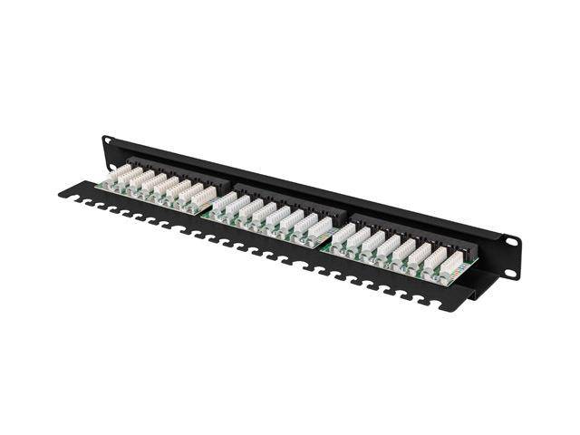 SZAFA RACK | PATCH PANEL l 24 UTP 6A | Lanberg 19'