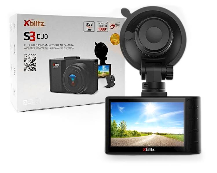 KAMERA SAMOCHODOWA | XBLITZ S3 DUO