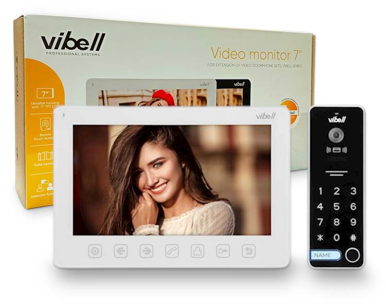 VIDEODOMOFON VIRONE | Vibell OR-VID-EX-1061/W
