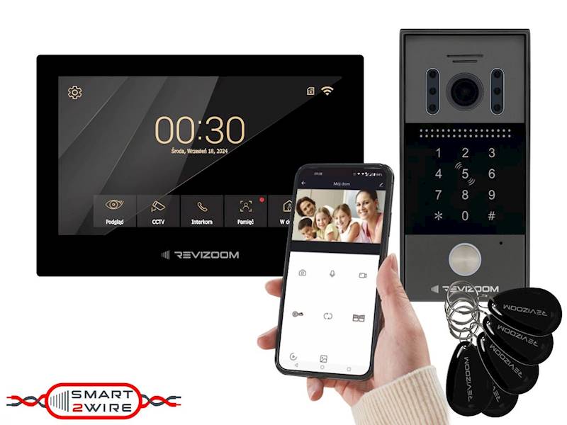 VIDEODOMOFON RM-T273HD BLACK/RC-212HD-CK