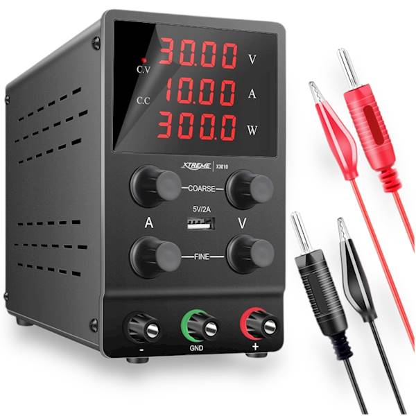 ZASILACZ LABORATORYJNY 0-30V/10A | Xtreme 58-624