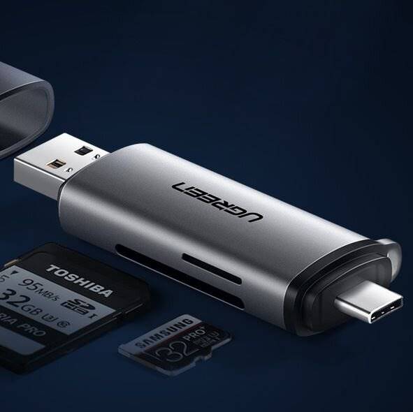 ADAPTER USB | CZYTNIK KART PAMIĘCI UGREEN CM185