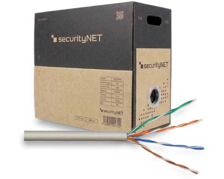 KABEL SKRĘTKA UTP Cat5e | SECURITYNET SEC5EUT 305m