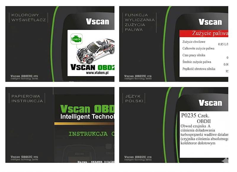 INTERFEJS OBD2 SKANER | VSCAN OBD2C ITS
