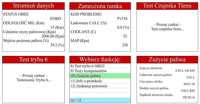 INTERFEJS OBD2 SKANER | VSCAN OBD2C ITS