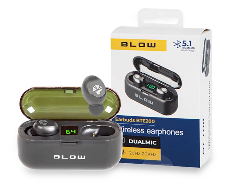 SŁUCHAWKI | BLOW Earbuds BTE200 BLACK