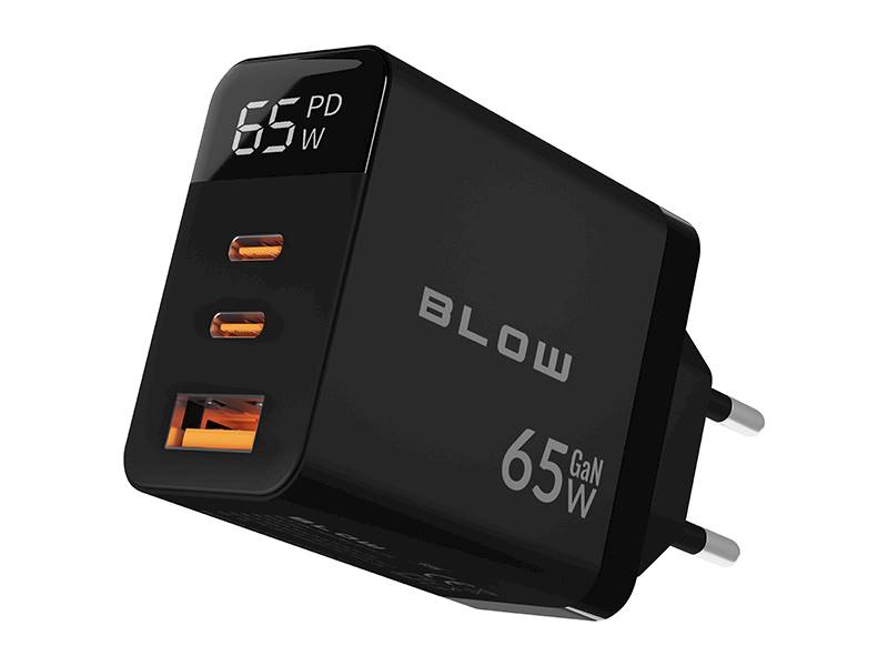 ŁADOWARKA GSM 230V | USB-A USB-C x2 | BLOW 76-030#