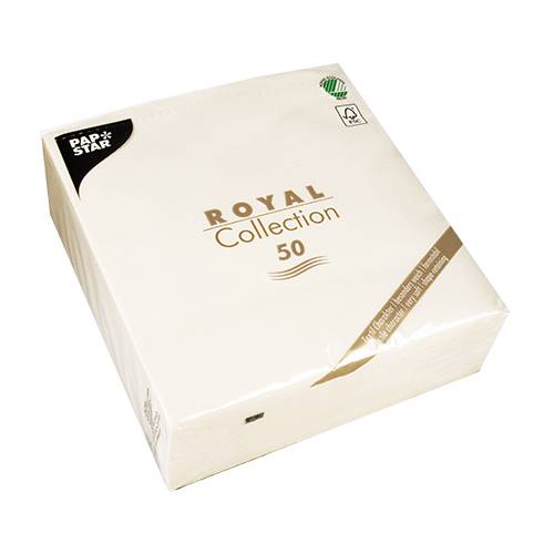 Serwetki  ROYAL  białe  40x40 cm  a'50  11622