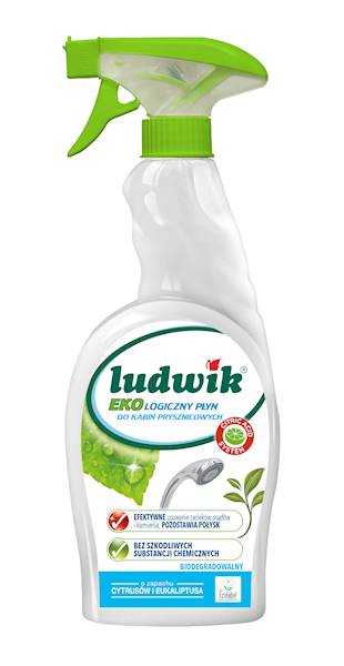Ludwik Eko płyn do mycia kabin prysz. i pow. łazie