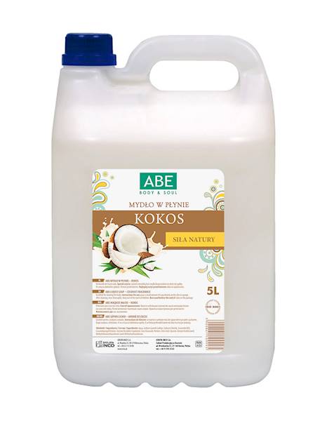 Mydło ABE 5L Białe - KOKOS