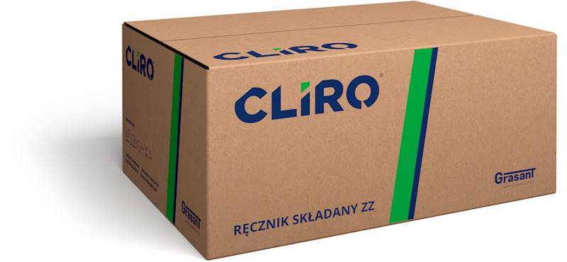 Ręcznik ZZ CLIRO zielony 91114E a'4000 25X20