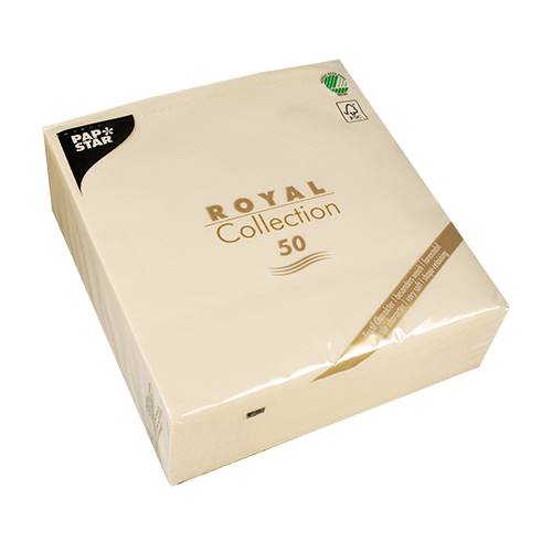 Serwetki ROYAL  szampan 40x40cm a'50 11621