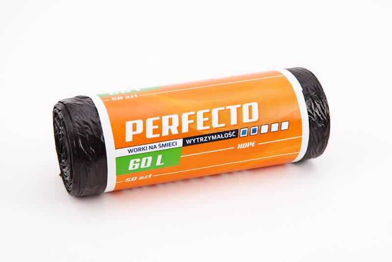 Worki na śmieci 60L DOMOWE A'50 HDPE