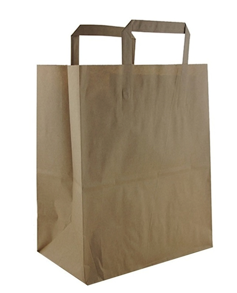 Torba ECO 260x170x260 płaska rączka BRĄZ
