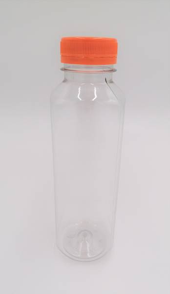 Butelka kwadrat. 400ml z nakretką a'10  SUP-P