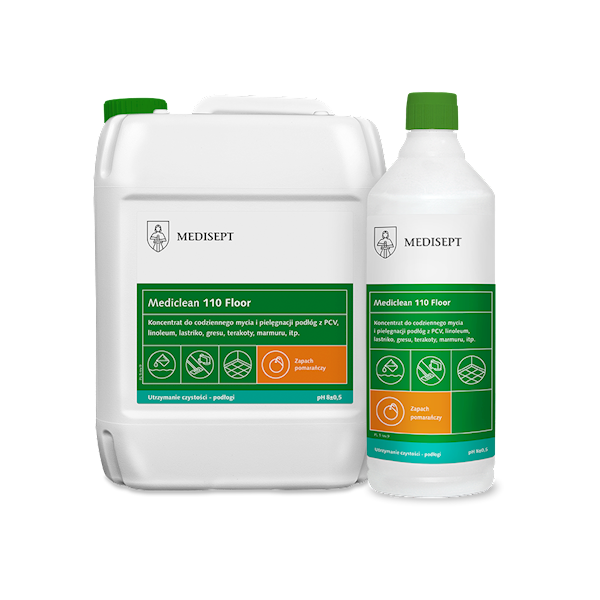 Mediclean 5L  MC 110  pomarańcza płyn do podłóg