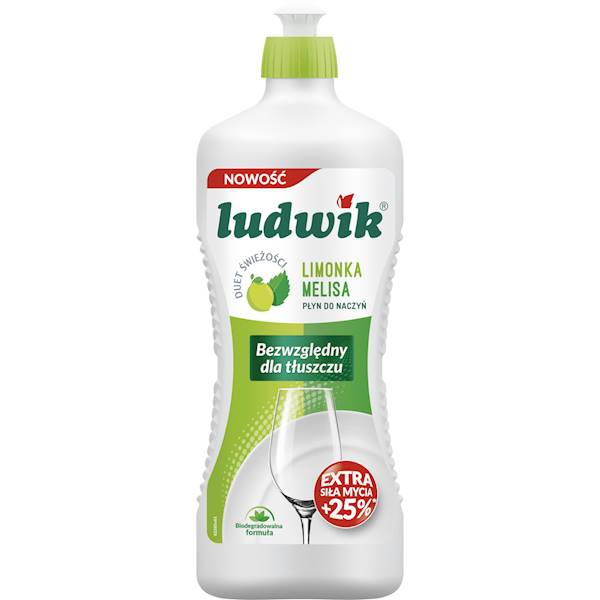 Ludwik pł. do naczyń 900g limonka z melisą