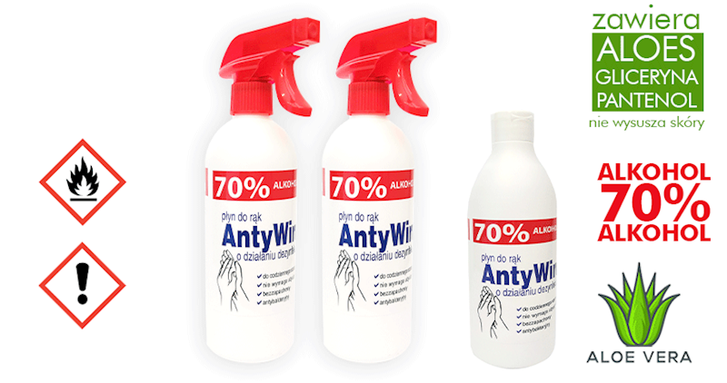 Kala AntyWirus 500ml pł. do dez. rąk 70 % alkoh