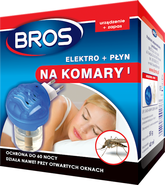 BROS 3w1 elektro + płyn na muchy,komary,mrówki