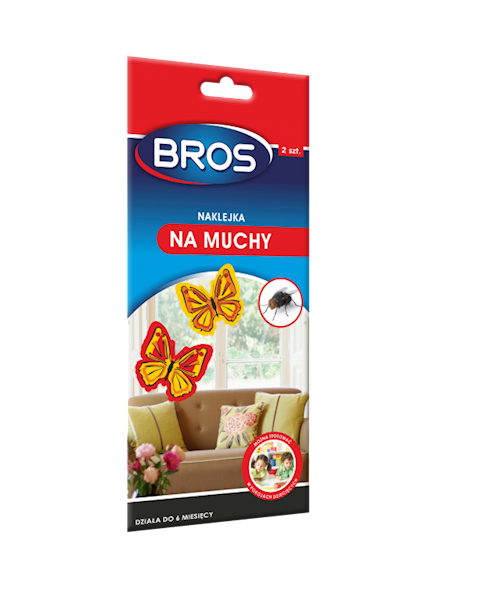 BROS Naklejka na muchy 2 szt.