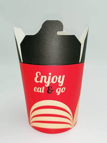 Kubełek FOOD BOX pap. 450ml  A'50 biały