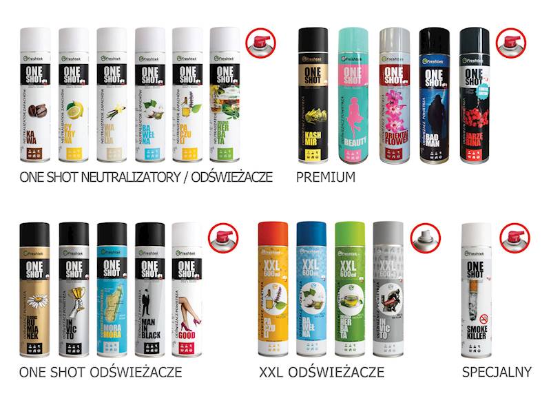 Odświeżacz ONE SHOT 600ml  JARZĘBINA