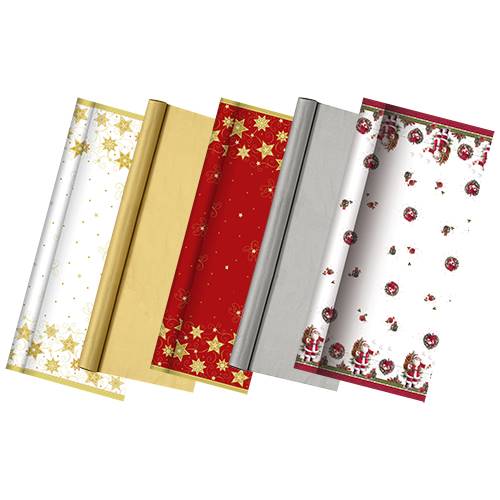 Obrus papierowy 6x1.2m Święta  87051