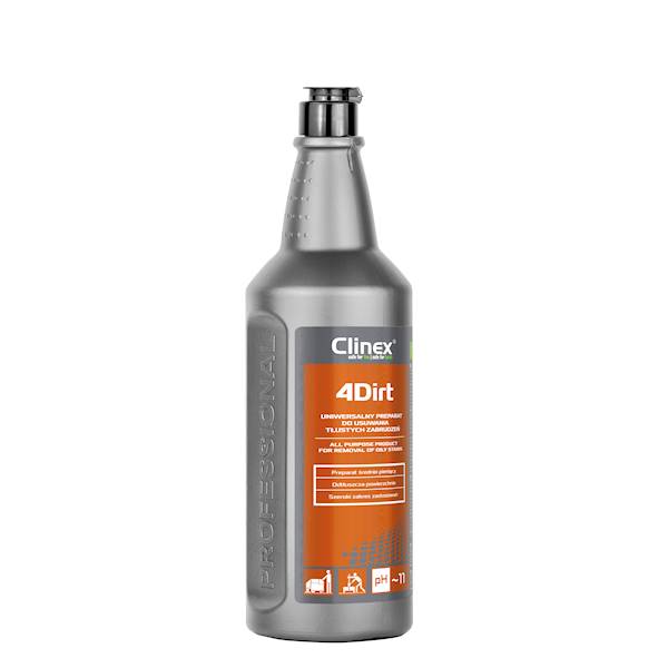 CLINEX 4DIRT 1L usuwa tłuste zabrudzenia 