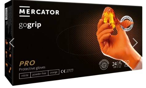 Rękawice  GOGRIP orange L a'50