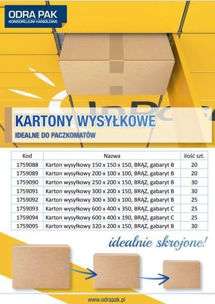Karton wysyłkowy 600x400x350 kraft