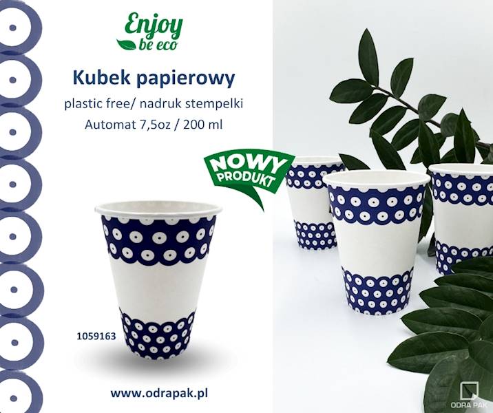 Kubek kolor 250ml  Free Plastic a'60  GRANAT 