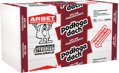 Styropian dach/podłoga  6cm 0,3m3 EPS100 ARBET