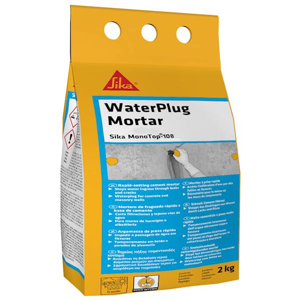 SIKA MONOTOP-108 WATERPLUG 5kg Szybkowiążąca zaprawa tamponażowa