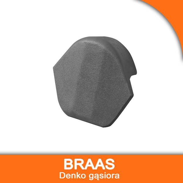 BRAAS TEVIVA Cisar Denko gąsiora FIRAFIX (10) antracytowy 