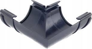 GALECO PVC GRAFITOWY ≈RAL7021 130 Łuk wewnętrzny 90'(1/5)