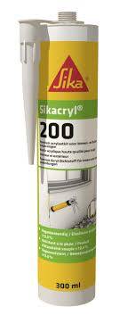 SIKACRYL-200 Uszczelniacz akrylowy do wew.i na zew.BIAŁY 300ml 