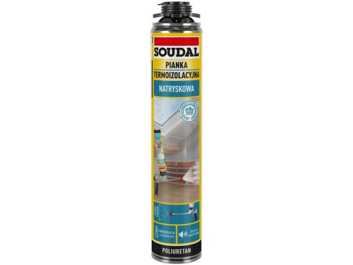 Pianka SOUDAL PUR Sprayable foam genius 700 ml pistoletowa (12)