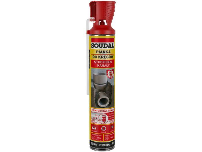 Pianka SOUDAL do kręgów B3 750 ml pistoletowa (12)