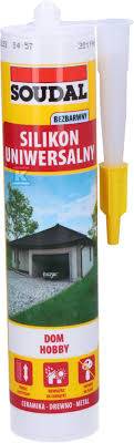 SOUDAL Silikon uniwersalny bezbarwny 280ml (15)