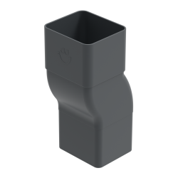 GALECO BEZOKAPOWY GRAFIT≈RAL7015  70X80 Odsadzka PVC